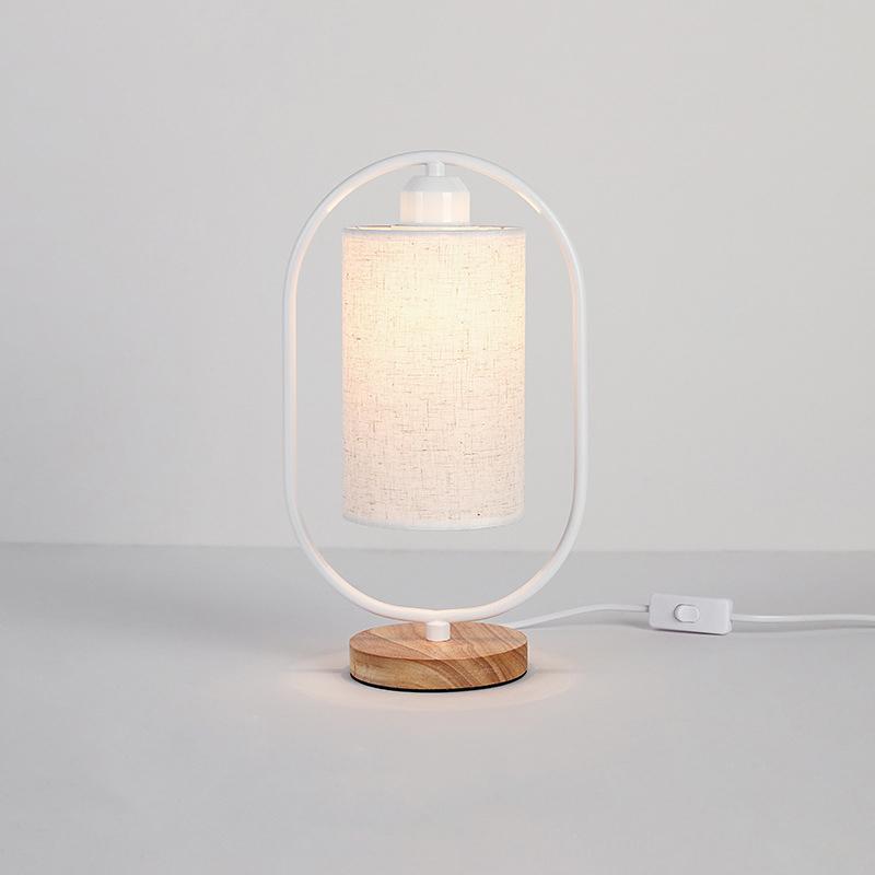 

2022 Originele 1 шт. E27 Nordic Eenvoudige Slaapkamer Nachtkastje Бюролампа Thuis Houten Base Led Reading Night Light белый