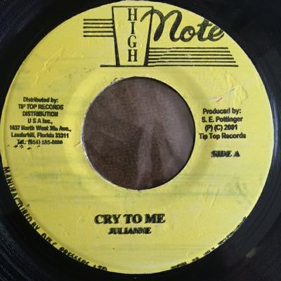 7inch Record JULIE ANNE / JOE WHITE - Cry To Me / If It Don't Work Out NONE High Note 2002 Jamaica Reggae, Ska & Dub Used