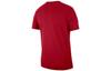 Jordan T Shirts Men's Red Crew Neck Moderate Straight Fit 939619-687
