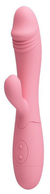 Rabbit Snappy Vibrator 9.5 X 3.2cm Pastel Pink - Pretty Love - Rabbits Vibrants