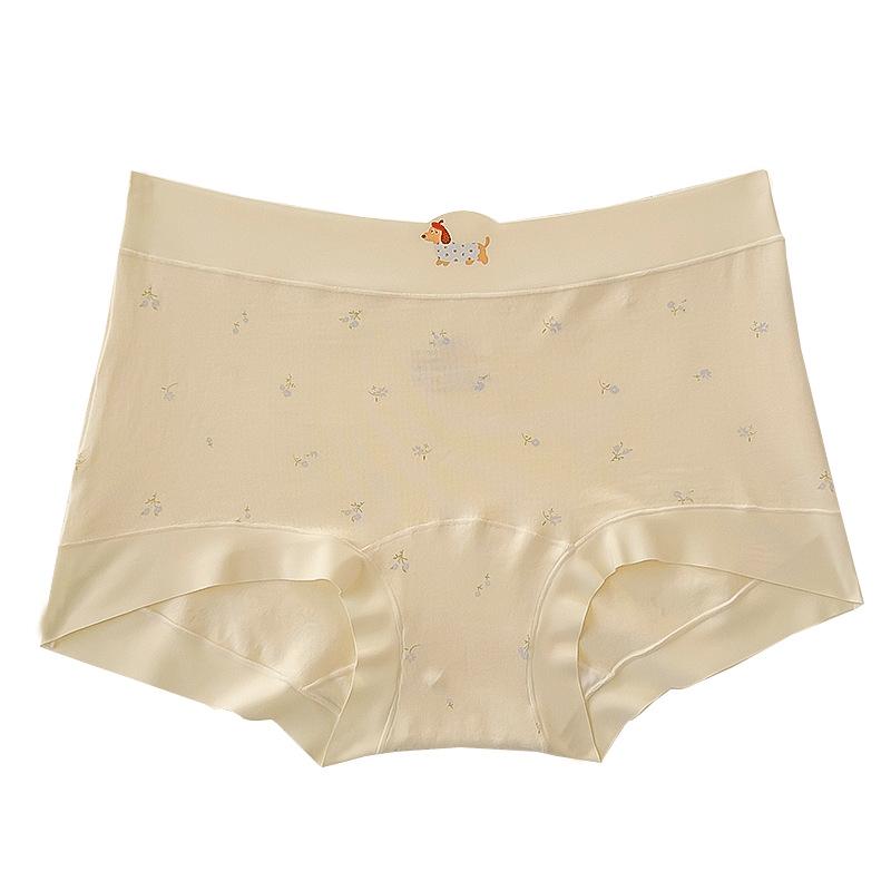 Big Size Lady Spring and Autumn Lovely Rabbit High Waist Hip Breather Breathable Briefs