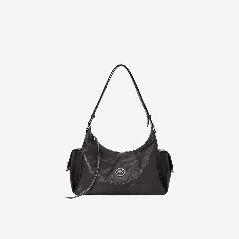 

Тостовый хлеб, Кожа растительного дубления, Подмышечная, Одноплечевая, Кроссбоди мягкая сумка