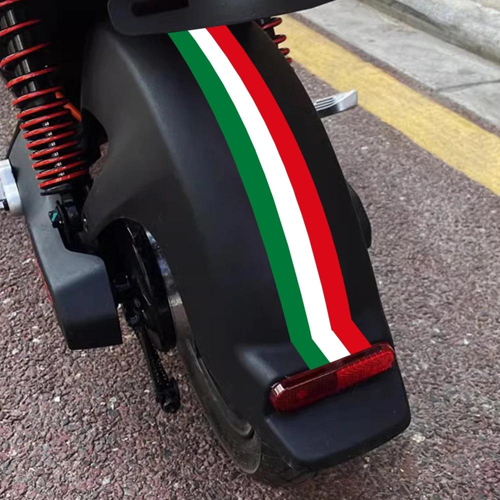 Adesivo Moto Stile Bandiera Italia Decalcomania in Vinile Decorazioni Carena Anteriore Accessori Per Vespa Piaggio Ducati Aprilia Moto Guzzi