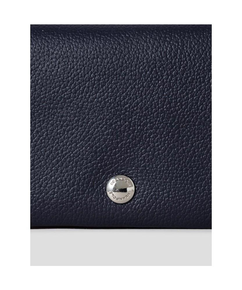 Beanpole Accessory Soft Leather Card Holder - Navy