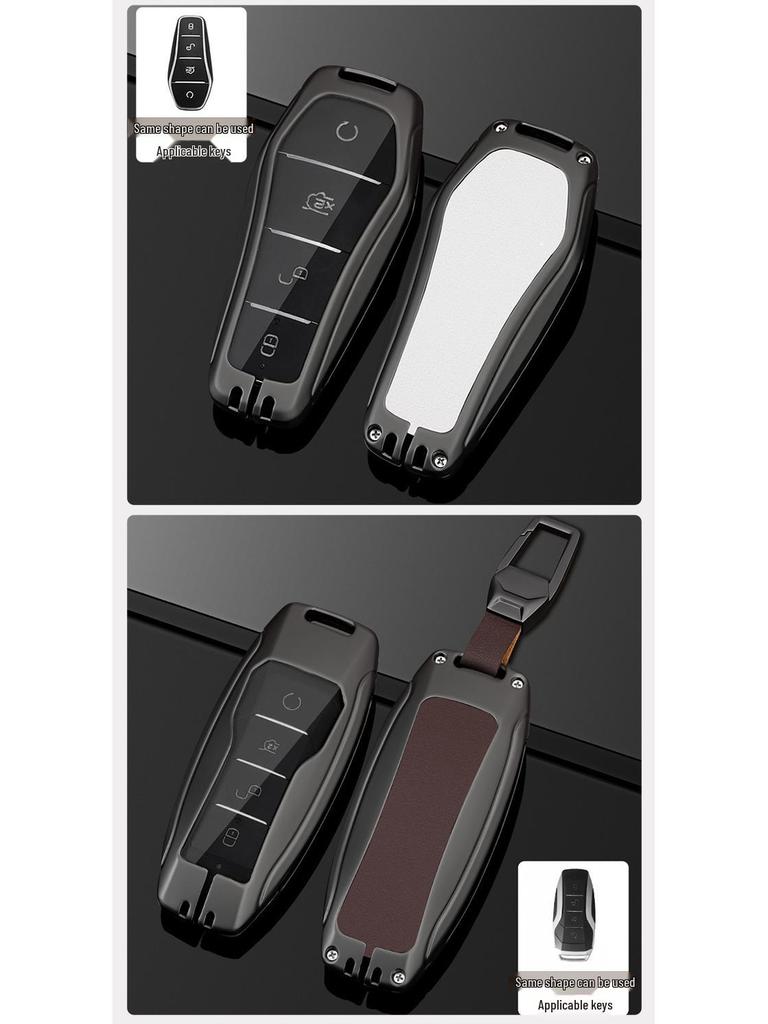 BYD Key Case: Compatible with Song QinPLUS/dmi, Dolphin E2, Tang Han EV, E3, Destroyer 05 - Full Coverage Shell