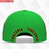 Tanzania Baseball Cap Free 3D Custom Made Name Number Team Logo Tz Hat Tza Country Travel Tanzanian Nation Swahili Flag Headgear