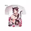 Chika Fujiwara T-shirt Top 3D Print Anime Kaguya Short-sleeve T-shirt Sportswear Casual Street Trend