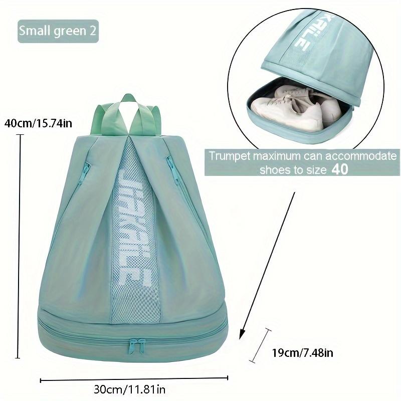 Vielseitiger & Leichter Reiserucksack, Verstellbare Riemen für Fitnessstudio, Fitness, Tanz, Strand - Bietet Platz für Schuhe