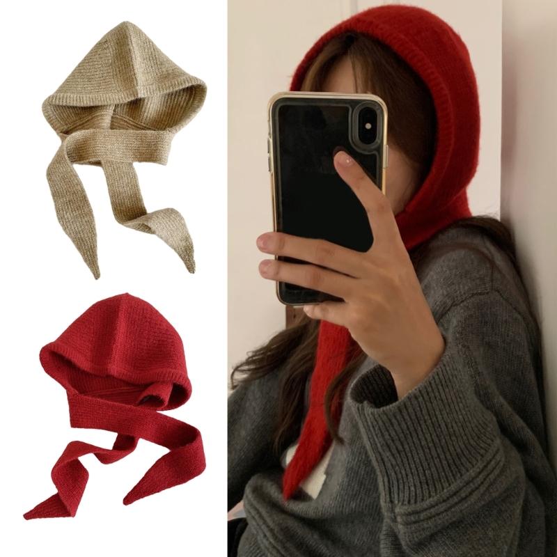 Winter Windproof Knitted Hat Balaclava Outdoor Hat Multifunctional Headwear for Men and Women