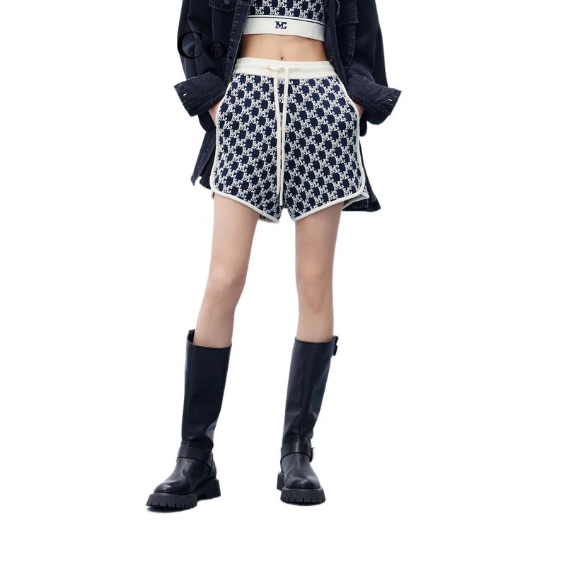 

MO&Co. Monogram Jacquard High-Waist Sporty Shorts XS (155)