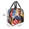 Insulated Lunch Tote Bag Charlie Kirk Angelic Advocate Accessories Food Box INS Trendy Cooler Thermal Lunch Box For School