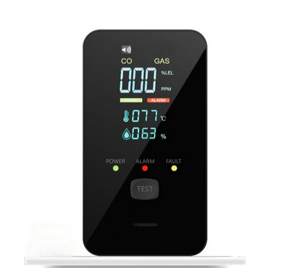 

High-Sensitivity Gas & Carbon Monoxide Alarm with Color Display