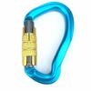 Outdoor-Kletterkarabiner, belastbar und Kletter-asymmetrischer Karabinerclip für Klettern, Bergsteigen, Arbeiten in der Höhe