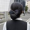 Head Flower Female Vocational Nurse Hairnet Bank Flight Attendant Special Disc Hair Net Pocket Bow Hairpin Tooling Headdress