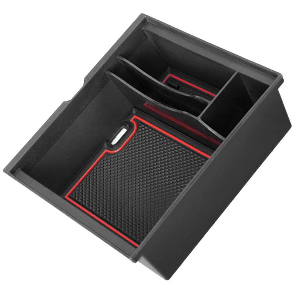 Suitable for Tesla Model Y - Center Console Armrest Storage Box  Suitable for Tesla Model 3 - Storage Box ABS Silica Gel