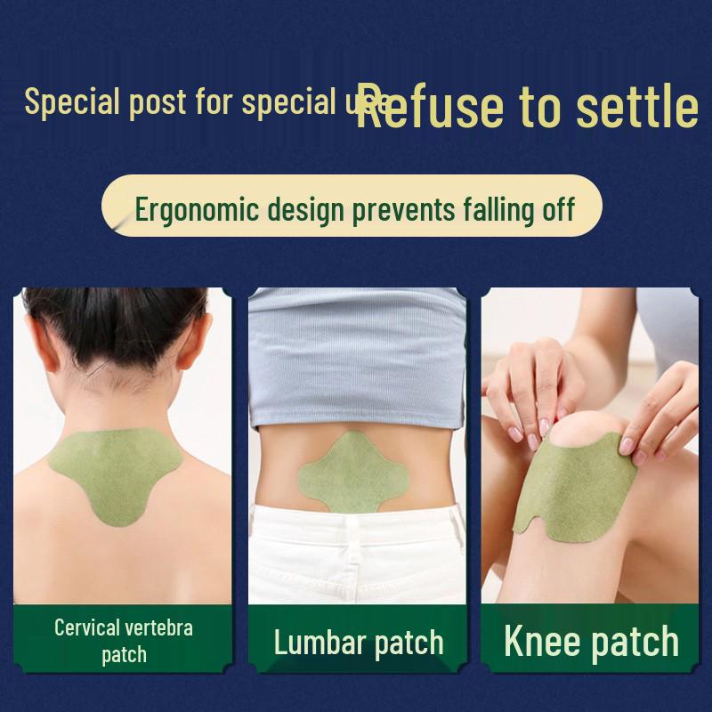 Mugwort Self-Heating Neck and Shoulder Patch, Herbal Knee Patch, Lumbar Patch, Joint Relief Patch