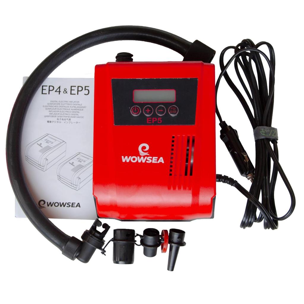 WOWSEA SUP Electric Air 12V Power Up to 16 with Function Pump, Supply, psi, Auto-Shutoff