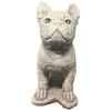Concrete Bulldog - a Beautiful Standing Dog Statue for Your Garden!