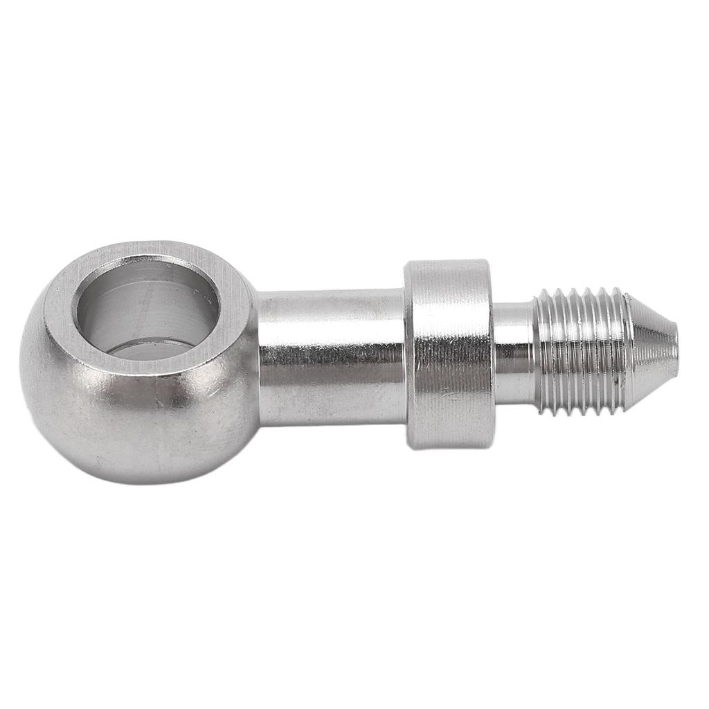 38in Brake Banjo Fitting 10mm Inner Diameter Stainless Steel Hose Line Adapter Leakage Prevention
