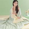 Ice Silk Summer Quilt Washed Silk Cooling Air-Condition Quilt Summer Dorm Thin Bedding Filling Machine Washable