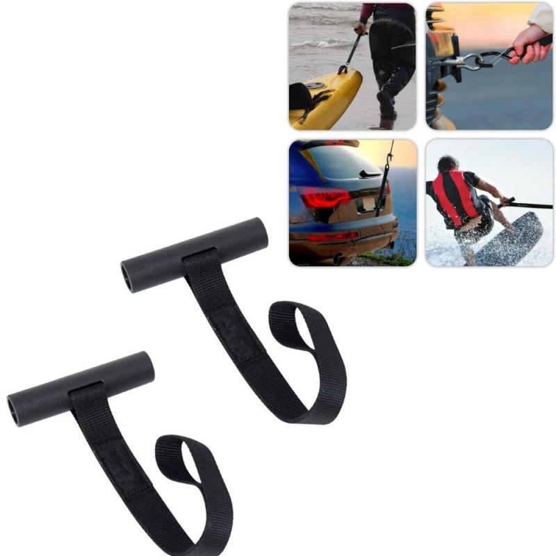 ISURE MARINE 4 Pcs Quick Hood Loops,Kayak And Canoe Tie Down Anchor Straps Trunk Anchor,Canoe Transport Accessories