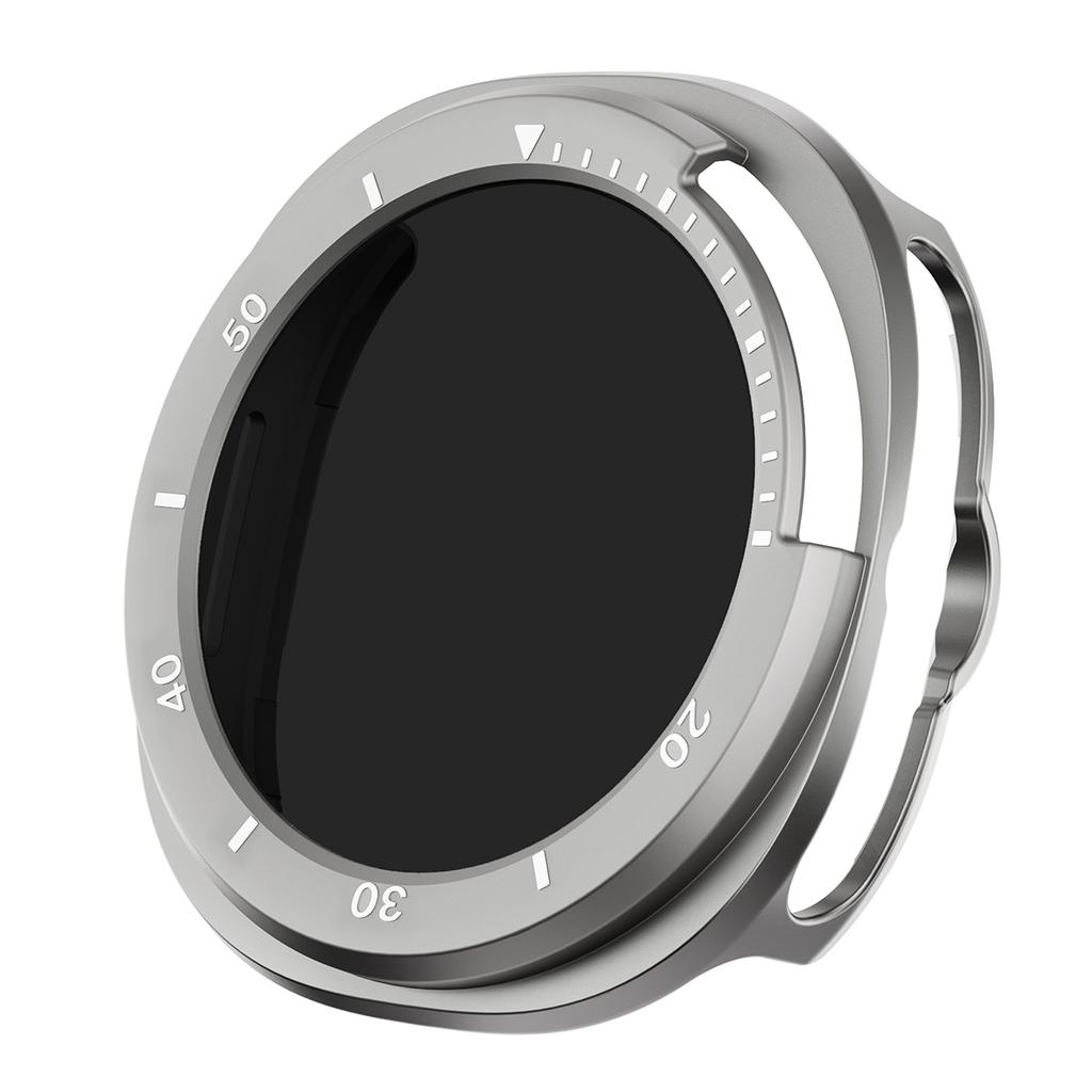 privacy film+PC case for samsung galaxy watch 8 classic cover bumper screen protector for galaxy watch 8 classic 46mm shell