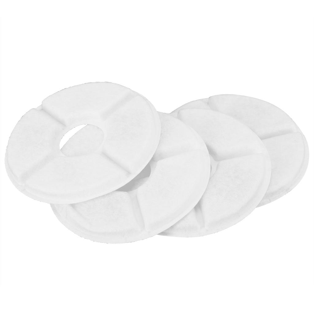 4Pcs Activated Carbon Filter Replacement for Cat Dog Water Fountain Pet Accessories