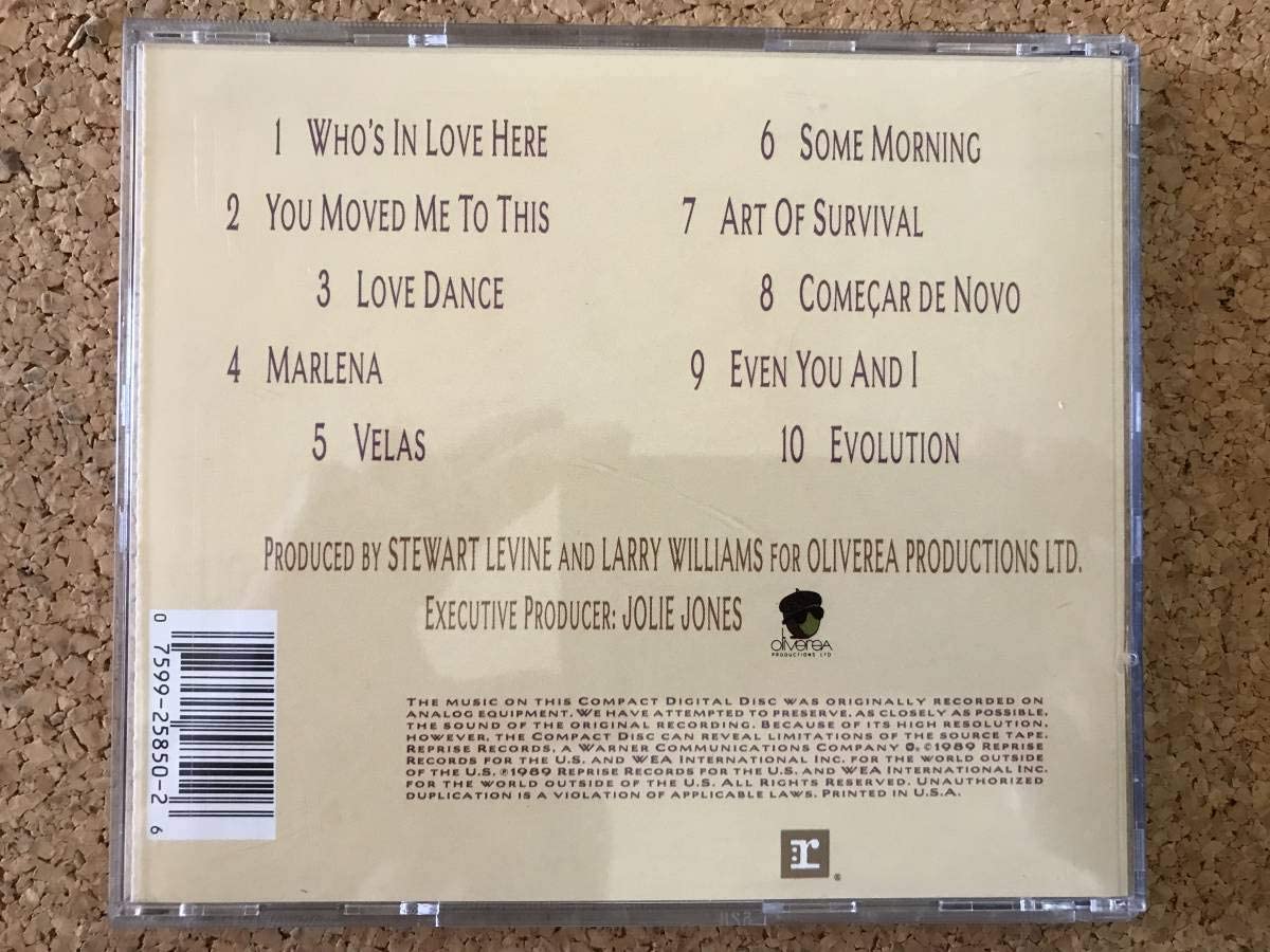 

CD IVAN LINS - Love Dance 9258502 Reprise Records 1989 US Latin Used