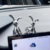 Car Interior Decoration Cartoon Animal Center Console Decoration Personality Room Dining Table Desk Decoration Interior Decor