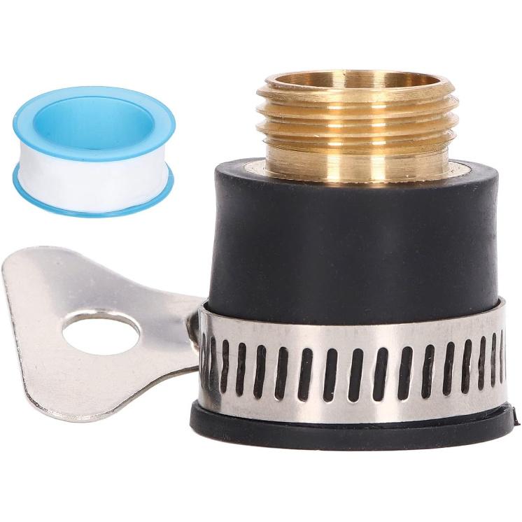 Faucet Connector Universal Tap Connector Adapter Sink Brass Garden Hose Attachment for Spray Bottles Garden Hose Splitters