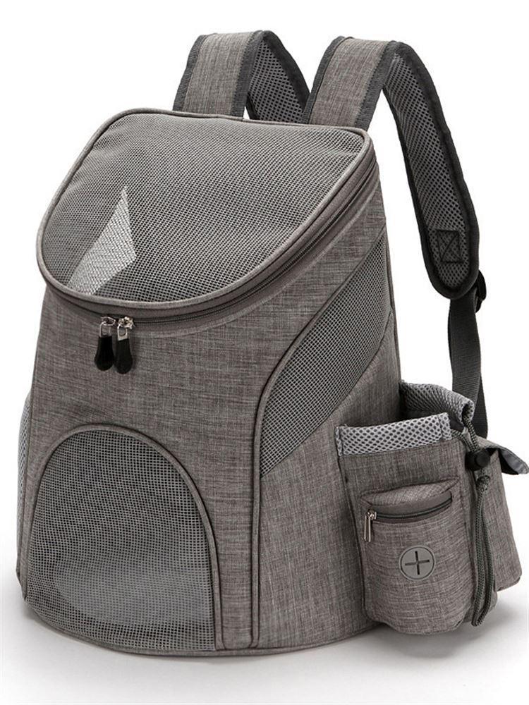 Tragbarer Haustierrucksack für Katzen & Hunde - Doppelschulter, Brusttasche, Ausflugs-Träger