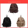 Suede Leather Large Capacity Backpack For Women With Breathable Design For Daily Use