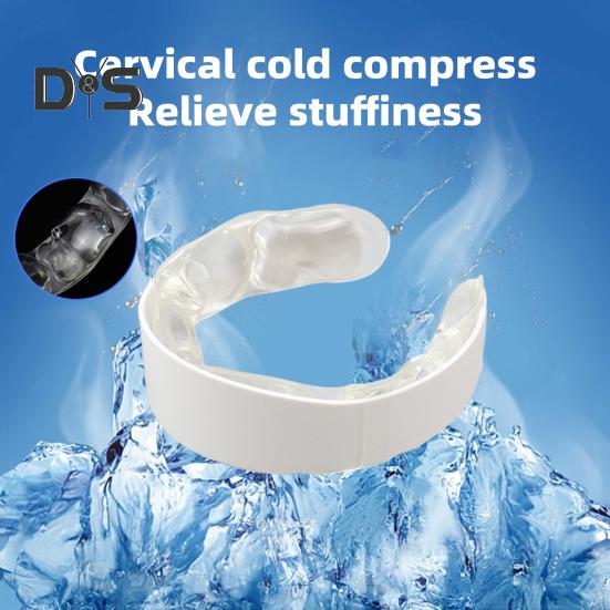 Summer Neck Cooling Tube Wearable Neck Cooler Lightweight Reusable Ice Cold Ring Outdoor Heatstroke Prevention Portable Neck Wrap Collar