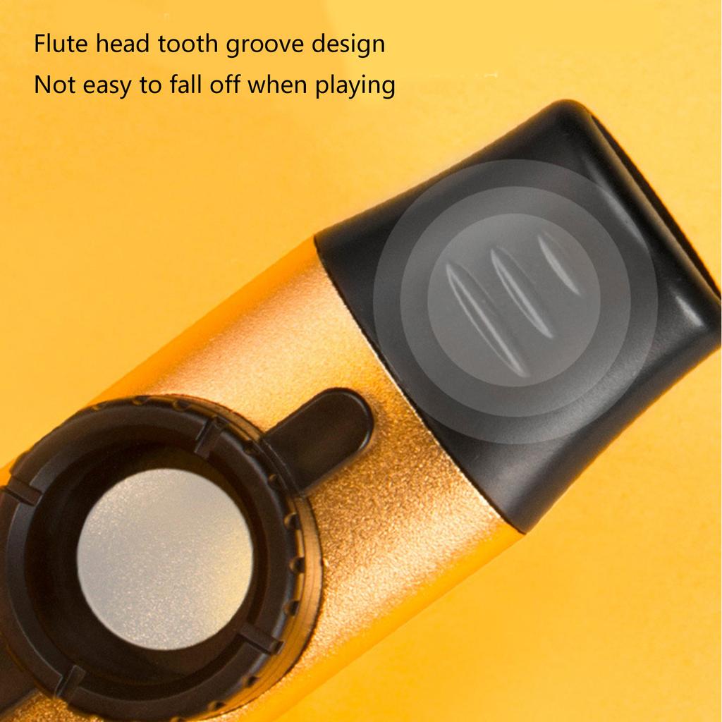 Portable Kazoo Small Kazoo Instrument Set Kazoo Diaphragms Adjustable Kazoo Colorful Kazoo ABS and Aluminum Alloy Kazoo