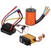 3650 3900KV Brushless Motor 60A ESC 20kg Steering Gear Set Upgraded Waterproof for 110RC Remote