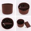 1Pc Soft Felt Cloth Insert Bag Women's Organizer Handbag Felt Travel Bag Insert Liner Purse Organiser Pouch NEW
