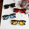 Fashion Plain Square Sunglasses Men Women Brand Designer Classic Vintage Sun Glasses Male Travel Shades