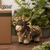 Step-by-step Bead Tutorial 3D Beaded DIY Craft Kit Mythical Highland Cow Tiny Decorative Animal Art