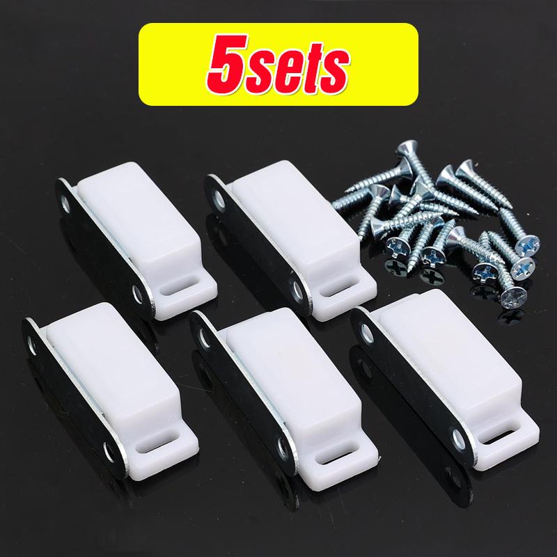 Cabinet Magnet Latch Heavy Duty Magnetic Door Stopper With Fastening Screws For Kitchen Bathroom Furniture Cupboard Hardware Kit