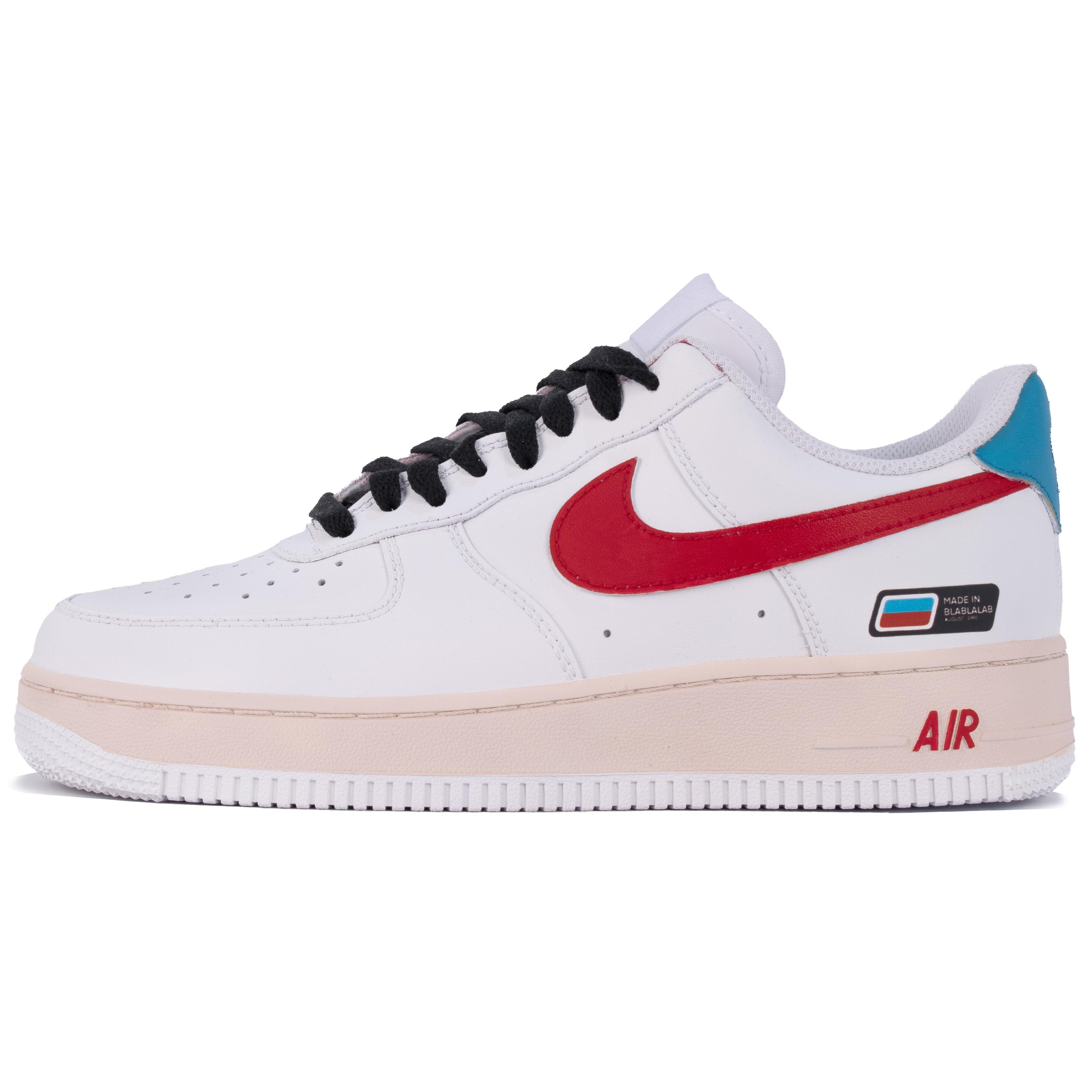 

Nike Air Force 1 Low top Skateboard Shoes Men s Black White Blue Red CW2288-111(Team57-) 44