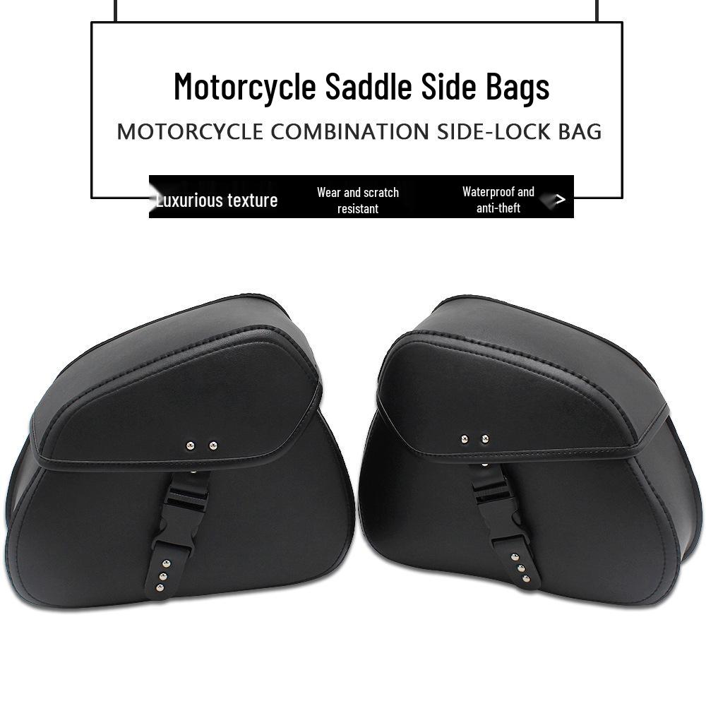 

Ретро Универсальная Электрическая Мотоциклетная Водонепроницаемая Седельная Сумка 31cm Length / 11cm Width / 26cm Height чёрный