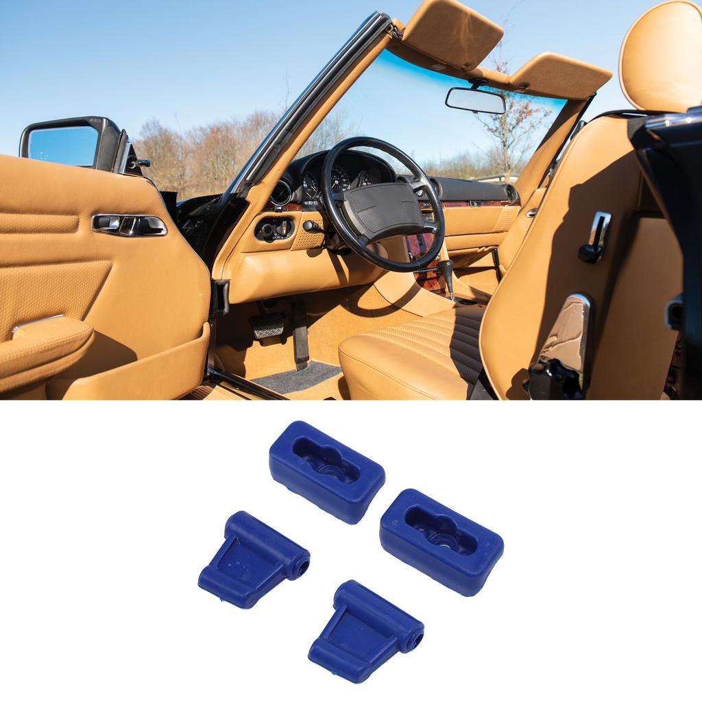 Sun Clips Set VEP101693 High Strength Plastic Car Sun Holder Clip for R107 1971-1989