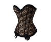 Sensual Lace Overbust Corset Bra - Body Shaping and Stylish Design