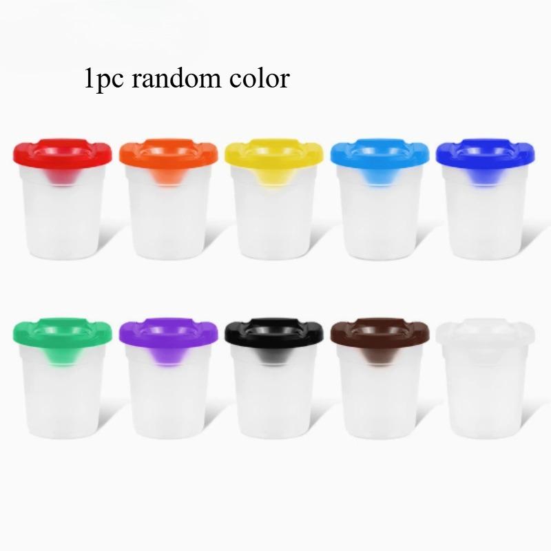

1/10pcs Children s Painting Pen Wash Cup DIY Art Graffiti Paint Pen Wash Bucket Watercolor Gouache Diy Nail Brush Pen Wash Cup