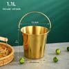 304 Stainless Steel Portable Mini Bucket