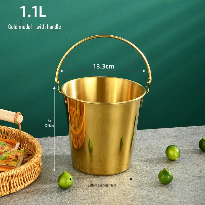 304 Stainless Steel Portable Mini Bucket