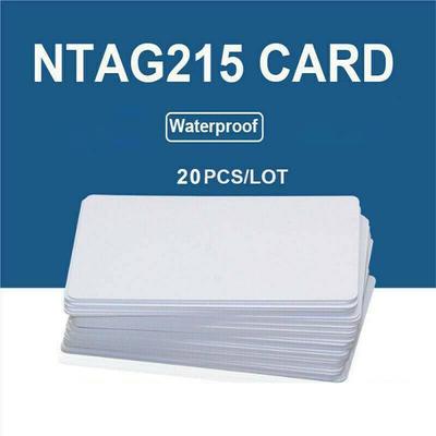 20-Pack NTAG215 Blank NFC Cards Tags NTAG 215 For TagMo Amiibo