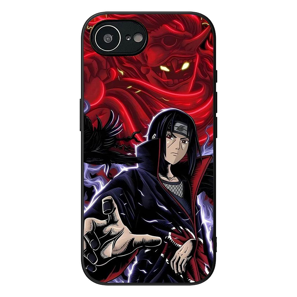 Cover for Apple iPhone 16 15 14 Plus 13 12 Mini 17 Pro Max + ProMax 16E Air Phone Case Obito Sasuke Narutos Itachi Uchiha Tobi