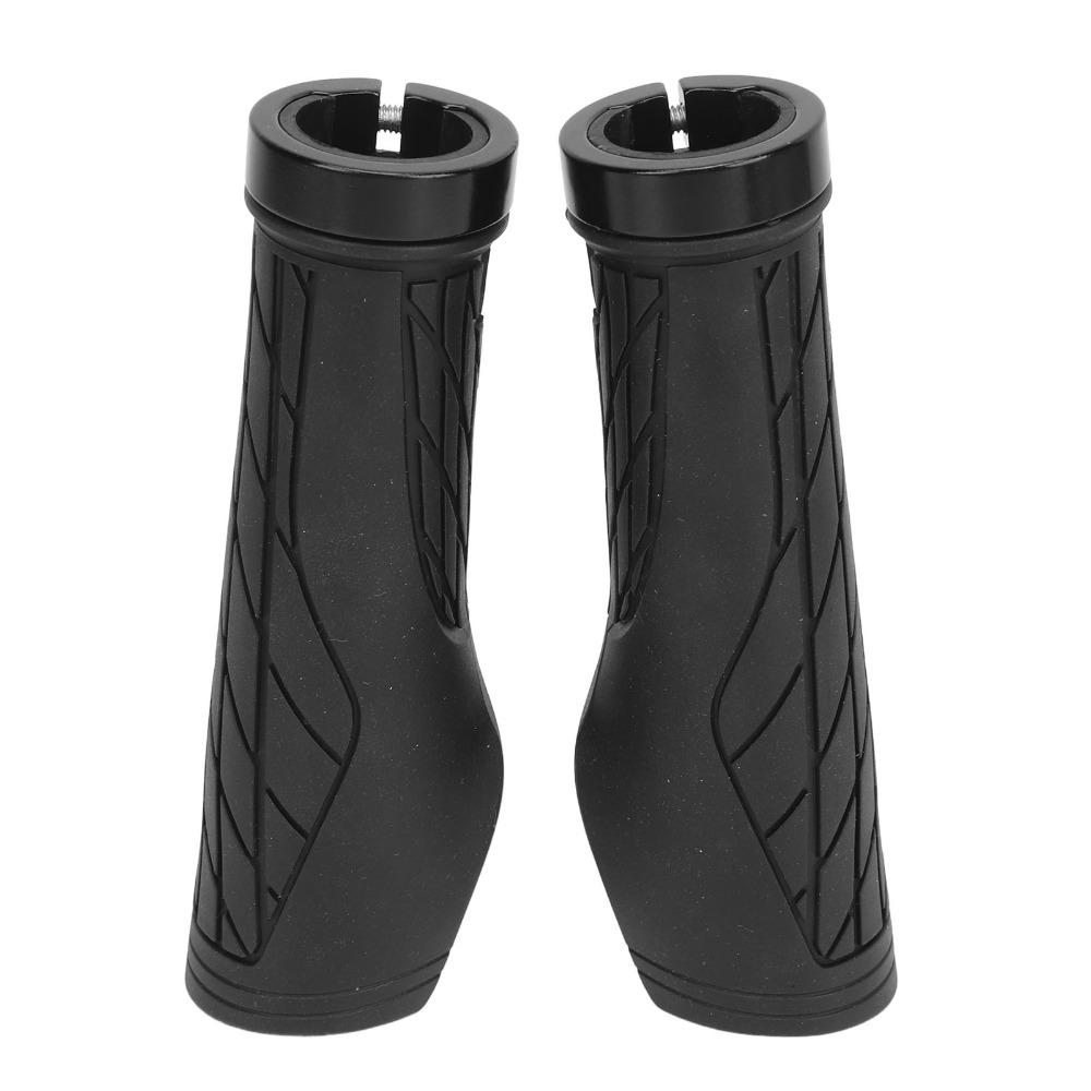 1Pair Ergonomic Bike Handlebar Grips Anti-Slip Bicycle Grips E‑bike Handle Grips  Daily Riding