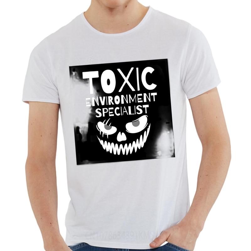 Plus Size Tshirt Soft Unisex Oneck t shirt Daily Wear Toxic EnvironUnisext Specialist With Grinning Face Trendy Unisex Top tees